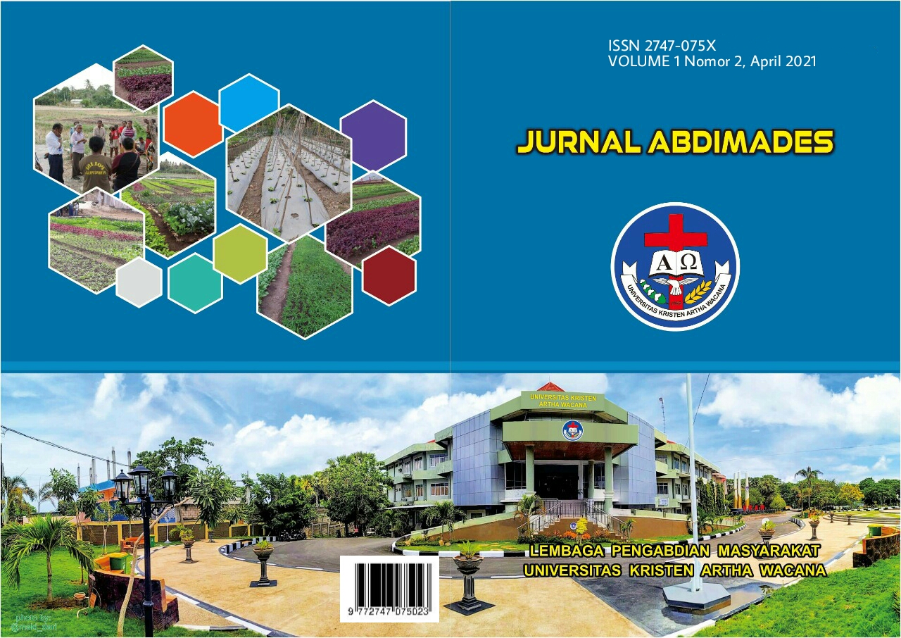 					Lihat Vol 1 No 2 (2021): JURNAL ABDIMADES ISSN 2747-075X
				